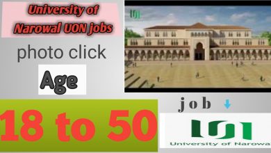 Latest govt jobs University of Narowal UON