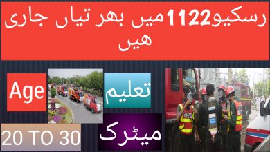 rescue 1122 jobs 2021