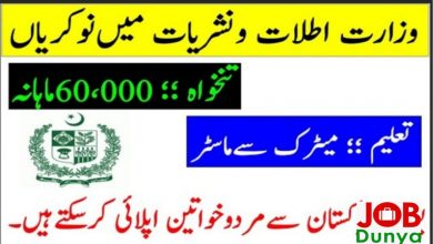 Government jobs in Pakistan Ministry of Infor Technology