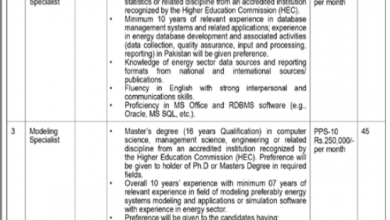 Pakistan Government Jobs Planning and Development Department