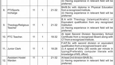 Latest govt jobs Khyber Pakhtunkhwa Model Institute for State Children