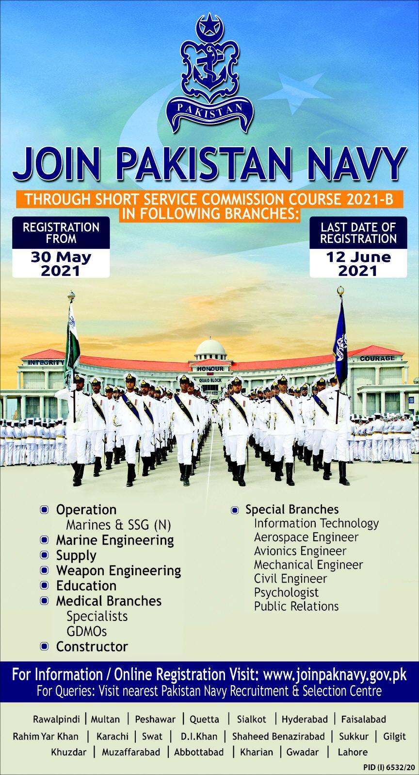 Latest govt jobs Pakistan Navy