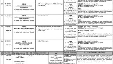 Latest govt jobs Industries Commerce & Investment Department Govt of the Punjab