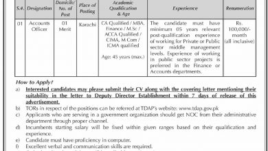 Latest govt jobs Trade Development Authority of Pakistan