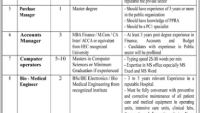 Latest govt jobs Khawaja Muhammad Safdar Medical College