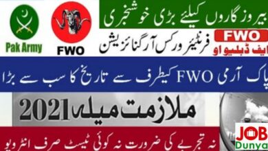 Fwo jobs advertisement 2021