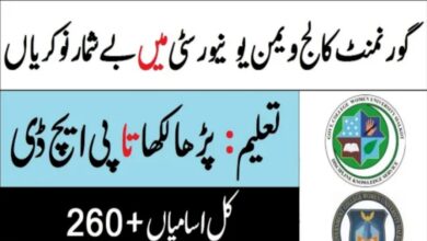 Latest govt jobs College GC University Hyderabad