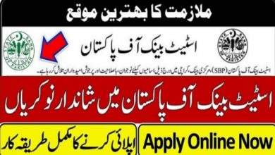 State Bank of Pakistan SBP today govt jobs