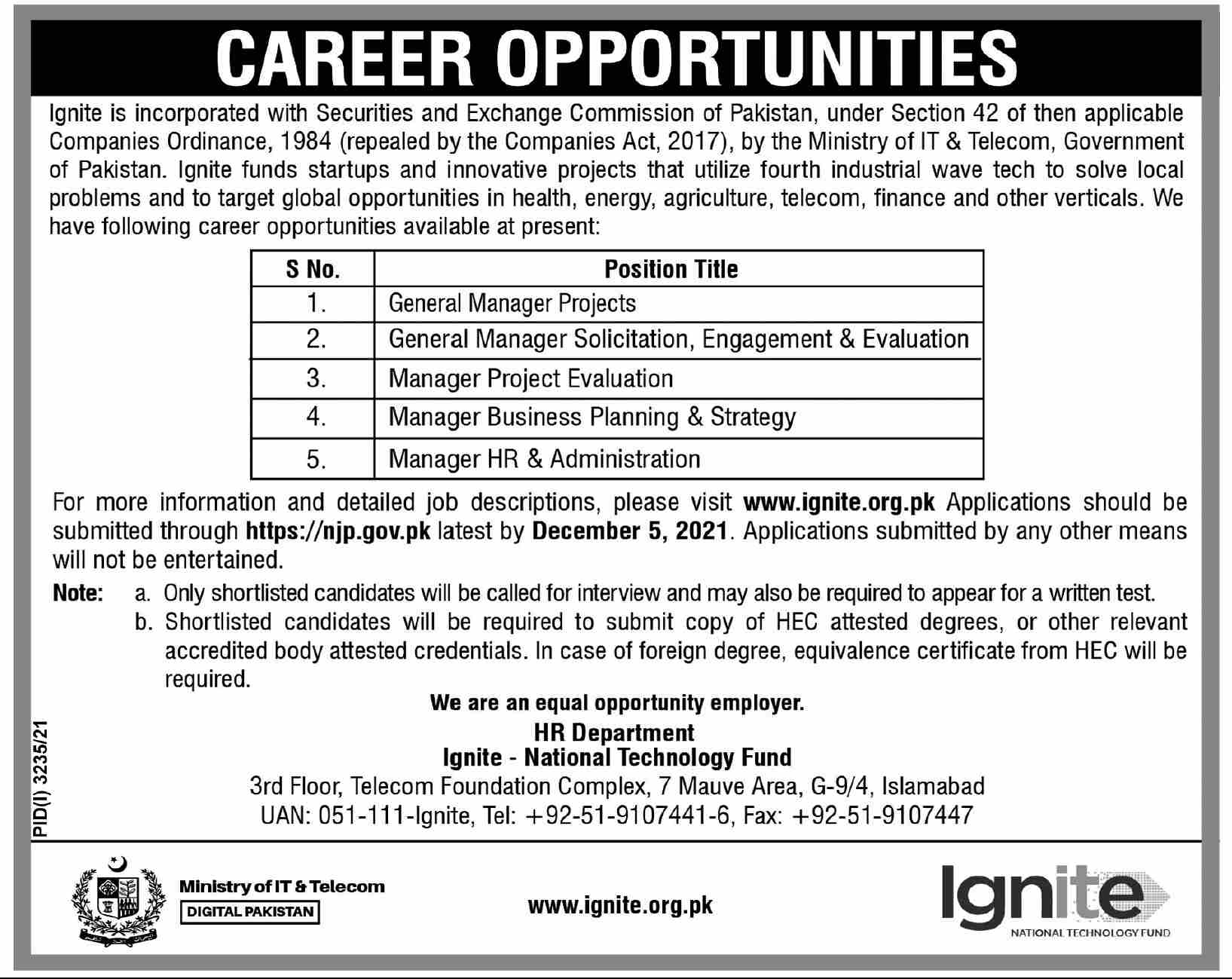 Information Technology jobs in Pakistan