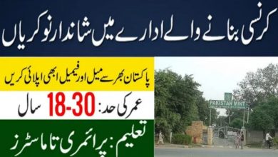 Pakistan Mint Lahore Jobs 2021