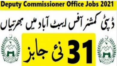 Deputy Commissioner District govt jobs