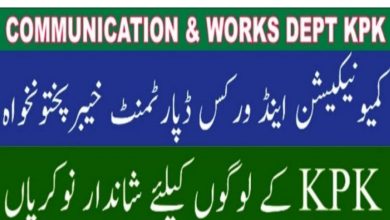 Communication and Works Department KPK Jobs 2021