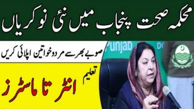 Latest govt jobs Primary and Secondary Healthcare