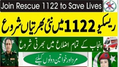 Punjab Emergency Service Rescue 1122 jobs