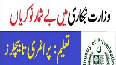 Privatisation Commission Government of Pakistan Jobs 2021