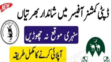 Deputy Commissioner Office Malakand Jobs 2022