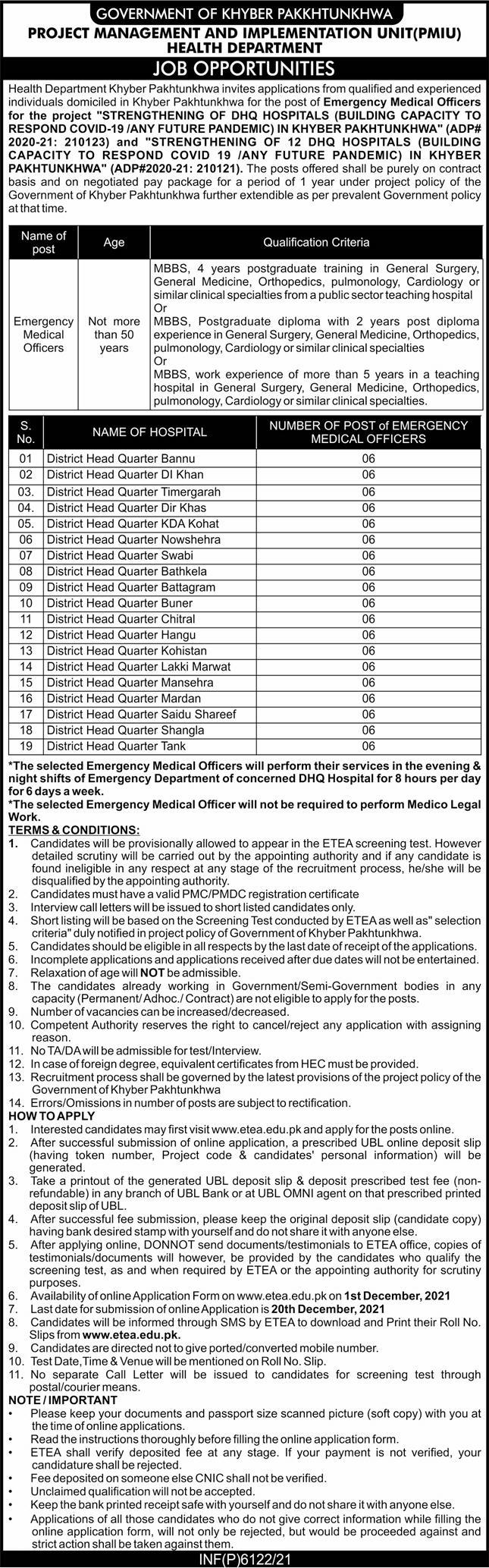 Project Management jobs Peshawar