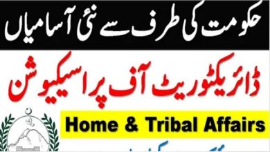 Home and Tribal Affairs Department Balochistan Jobs 2021