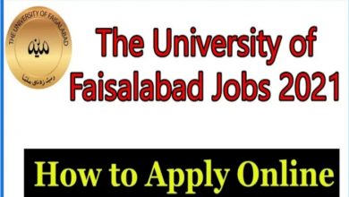 The University of Faisalabad TUF Jobs 2021 – tuf.edu.pk/careers