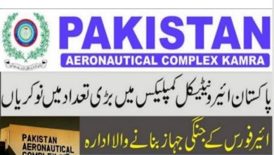 Pakistan Aeronautical Complex today jobs