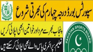 Sports and Youth Affairs Department Punjab Jobs 2022