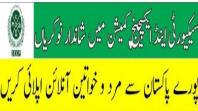 Securities and Exchange Commission of Pakistan SECP Jobs 2022