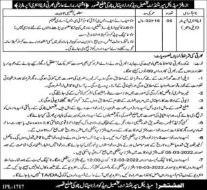 Tehsil Headquarter Hospital Pattoki Jobs 2022