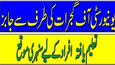 University of Gujrat UOG Jobs 2022