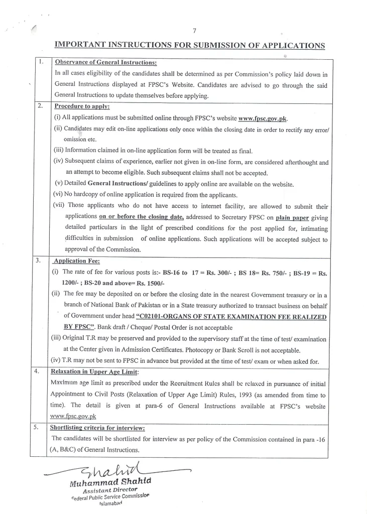 FPSC Jobs 2022 Consolidated Advertisement No. 03/2022
