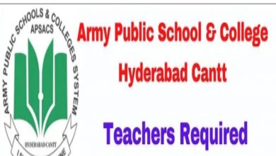 Teachers Jobs in Hyderabad Army Public School & College