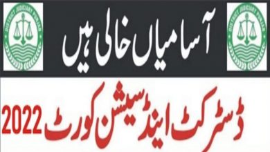 District & Session Courts Dera Ismail Khan Jobs 2022
