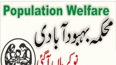 Jobs in Kurram Population Welfare Department