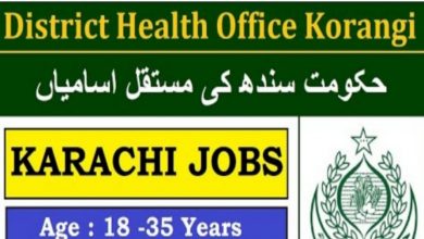 District Health Authority Korangi Karachi Jobs 2022