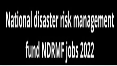 National Disaster Risk Management Fund NDRMF Jobs