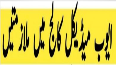 Ayub Medical College Abbottabad Jobs 2022 – www.ayubmed.edu.pk