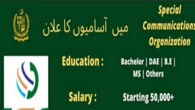Special Communication Organization SCO Jobs 2022