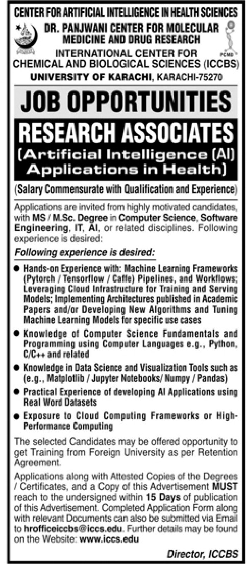 The University of Karachi UOK Jobs 2022 Online Form – www.uok.edu.pk