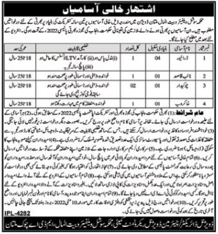 Social Welfare & Bait ul Maal Punjab Jobs