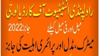 Government Institute Rawalpindi Jobs 2022