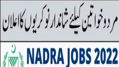 NADRA Jobs 2022 Ministry of Interior – Fill Form at www.nadra.gov.pk
