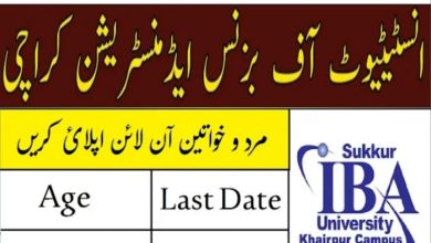 Institute of Business Administration IBA Karachi Jobs 2022 Online Form