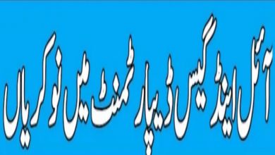 Oil & Gas Development Company Limited Jobs 2022 Fill Online Form