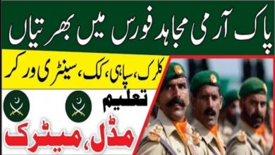 Join Pak Army Jobs 2022 in Mujahid Regiment for Soldier, Clerk & Driver