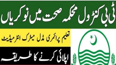 Health Department Sindh Jobs 2022 for TB Control Program