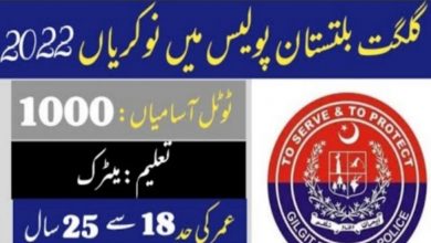 Gilgit Baltistan Police Jobs 2022 GB Police Constables – Download Form