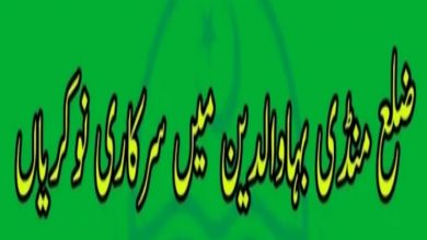 Govt Jobs in District and Session Courts Mandi Bahauddin – Download Form
