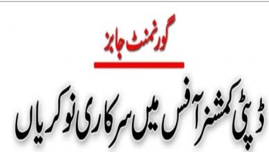 Deputy Commissioner Office Shigar Jobs 2022