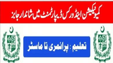 Communication and Works Department Punjab Jobs 2022 Online Form