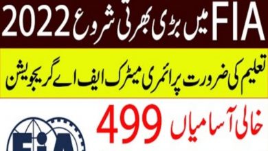 FIA Jobs 2022 – Federal Investigation Agency Careers