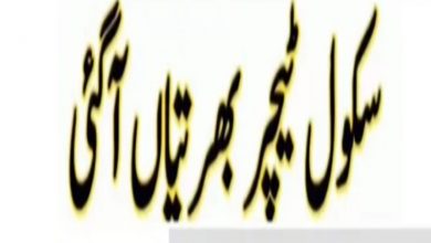 Female Teacher Jobs in Shahi Bagh Peshawar